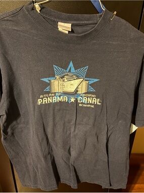 Carnival Panama Canal Graphic Tee - Navy